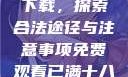 免费观看已满十八岁电视剧下载，探索合法途径与注意事项免费观看已满十八岁电视剧下载安装最新