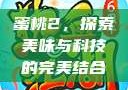 蜜桃2，探索美味与科技的完美结合
