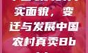 中国农村的真实面貌，变迁与发展中国农村真卖Bbwbbw