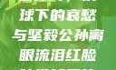 公孙离，铁球下的哀愁与坚毅公孙离眼流泪红脸咬铁球图片