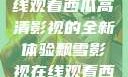飘雪影视，在线观看西瓜高清影视的全新体验飘雪影视在线观看西瓜高清免费版