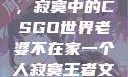 当老婆不在家，寂寞中的CSGO世界老婆不在家一个人寂寞王者文案