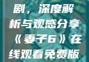 妻子6在线观看免费版电视剧，深度解析与观感分享《妻子6》在线观看免费版电视剧丈夫不在家