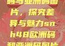 SNH48欧洲码与亚洲码图片，探究差异与魅力snh48欧洲码和亚洲码图片对比