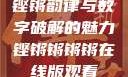 铿锵韵律与数字破解的魅力铿锵锵锵锵在线版观看