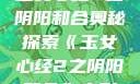 玉女心经2之阴阳和合奥秘探索《玉女心经2之阴阳和合》电影
