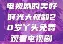 大叔与20岁丫头，共享电视剧的美好时光大叔和20岁丫头免费观看电视剧四姐妹直播了
