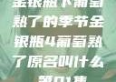 金银瓶下葡萄熟了的季节金银瓶4葡萄熟了原名叫什么_第01集