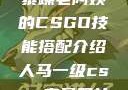 暴躁老阿姨的CSGO技能搭配介绍人马一级csgo交易网站