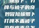 冬日里的趣事，拔萝卜、打牌与被子的奇妙冒险拔萝卜打牌不盖被子没有病毒会怎么样吗知乎
