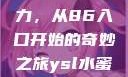 探索YSL水蜜桃的独特魅力，从86入口开始的奇妙之旅ysl水蜜桃86入口直播