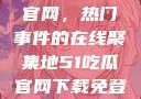 探索51吃瓜官网，热门事件的在线聚集地51吃瓜官网下载免登录
