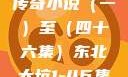 东北大坑，一部跨越时空的传奇小说（一）至（四十六集）东北大坑1-46集小说东北大坑续集