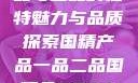 国精产品，一品与二品的独特魅力与品质探索国精产品一品二品国精品69XX按摩抖阴学院