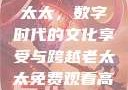 免费观看高清电视剧的老太太，数字时代的文化享受与跨越老太太免费观看高清电视剧大全视频