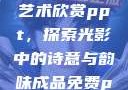张雨绮人文艺术欣赏ppt，探索光影中的诗意与韵味成品免费ppt网站