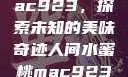 人间水蜜桃mac923，探索未知的美味奇迹人间水蜜桃mac923一三四专区