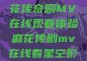 星空下的麻花传奇剧MV在线观看体验麻花传剧mv在线看星空影视评价