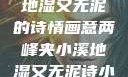 两峰夹小溪，地湿又无泥的诗情画意两峰夹小溪地湿又无泥诗小说免费阅读