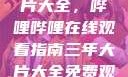 免费观看三年片大全，哔哩哔哩在线观看指南三年大片大全免费观看大全