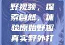 真实野外打野视频，探索自然，体验原始野趣真实野外打野视频大全