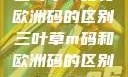 三叶草m码和欧洲码的区别三叶草m码和欧洲码的区别6868