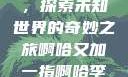 啊哈又加一指，探索未知世界的奇妙之旅啊哈又加一指啊哈李白韩信
