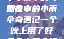 一个晚上与多个小雨伞的奇妙故事
雨夜中的小雨伞奇遇记一个晚上用了好几个小雨伞环球时报