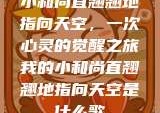 小和尚直翘翘地指向天空，一次心灵的觉醒之旅我的小和尚直翘翘地指向天空是什么歌