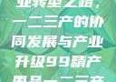 探索中国产业转型之路，一二三产的协同发展与产业升级99精产国品一二三产区区观看