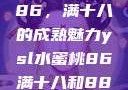 YSL水蜜桃86，满十八的成熟魅力ysl水蜜桃86满十八和88区别