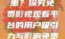 免费高清在线观看人数在哪里？探究免费影视观看平台的用户吸引力与影响免费高清在线观看人数在哪看