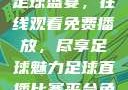 51网站直播足球盛宴，在线观看免费播放，尽享足球魅力足球直播比赛平台免费观看