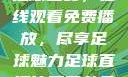 51网站直播足球盛宴，在线观看免费播放，尽享足球魅力足球直播比赛平台免费观看