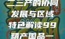 探索中国产业新篇章，一二三产的协同发展与区域特色解读99精产国品一二三产区区观看