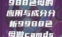 制作CAMDS成分表，9988色母的应用与成分分析9988色母做camds成分表最新消息