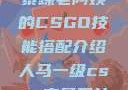 暴躁老阿姨的CSGO技能搭配介绍人马一级csgo交易网站
