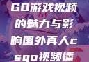 国外真人CSGO游戏视频的魅力与影响国外真人csgo视频播放
