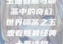 玉壶春瓶与聊斋中的奇幻世界聊斋之玉壶春瓶最经典十首诗句