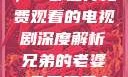 兄弟的老婆，一部值得免费观看的电视剧深度解析兄弟的老婆4免费观看电视剧完整版