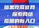暗黑吃瓜官网，探索网络瓜田的新入口