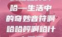 啊哈哈哼啊哈—生活中的奇妙音符啊哈哈哼啊哈什么意思
