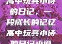 高中玩具小诗的日记，一段成长的记忆高中玩具小诗的日记小说