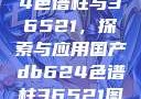 国产DB624色谱柱与36521，探索与应用国产db624色谱柱36521图片小说