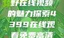 欧美乱妇，狂野在线视频的魅力探索4399在线观看免费高清电视剧