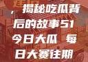 今日瓜田一游，揭秘吃瓜背后的故事51今日大瓜 每日大赛往期内容