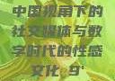 中国视角下的社交媒体与数字时代的性感文化с9'