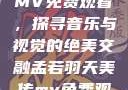孟若羽天美传MV免费观看，探寻音乐与视觉的绝美交融孟若羽天美传mv免费观看在线观看