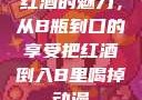 红酒的魅力，从B瓶到口的享受把红酒倒入B里喝掉动漫