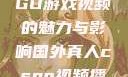 国外真人CSGO游戏视频的魅力与影响国外真人csgo视频播放